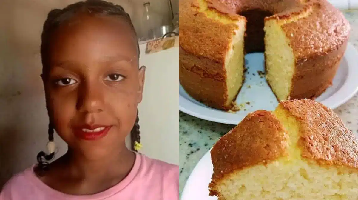 Mãe da menina que partiu depois de ter comido o bolo na avó falou
