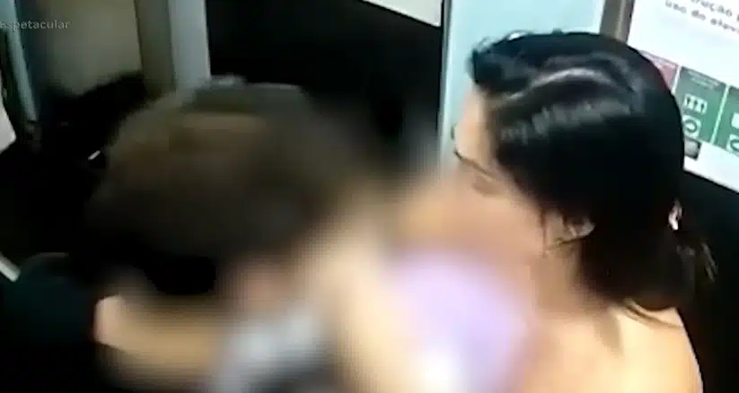 Monique Medeiros e Jairo com Henry depois do ocorrido