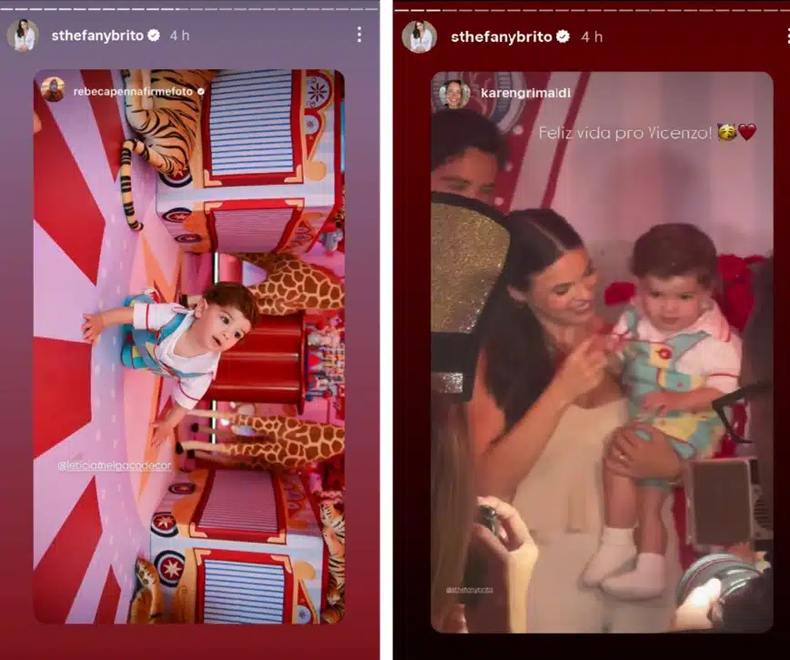 Sthefany Brito celebra 1 ano do filho com festa dos sonhos e surpreende