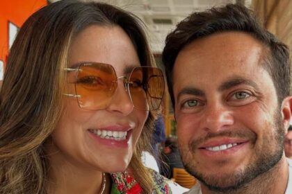 Andressa e Thammy Miranda mostram detalhe da gravidez e respondem sobre doador
