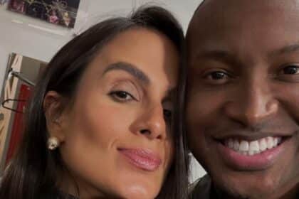 Carol e Thiaguinho mostram o bebê em casa pela 1ª vez