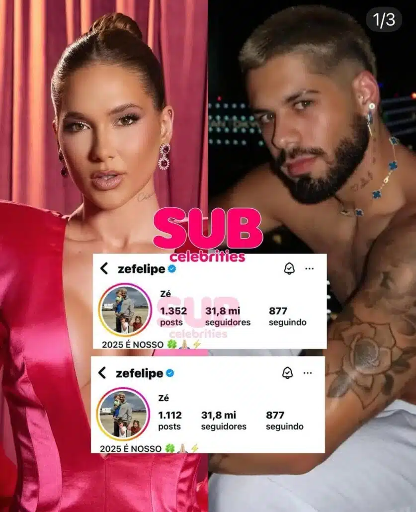 Zé Felipe apaga mais de 200 publicações em seu perfil