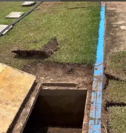 Local no qual o bebê seria enterr4do