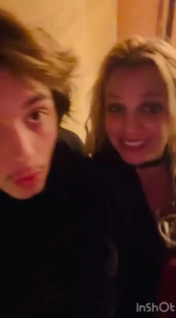 Britney Spears em encontro com os filhos no último Natal