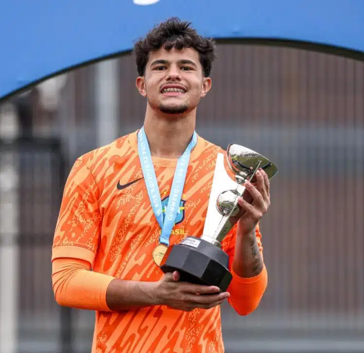 Bruninho Samudio conquistou um título pela Seleção Brasileira