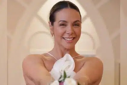 Carla Perez surge com filhos em seu novo casamento, em Las Vegas