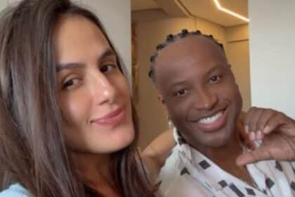 Carol Peixinho e Thiaguinho comemoram 1 mês do bebê