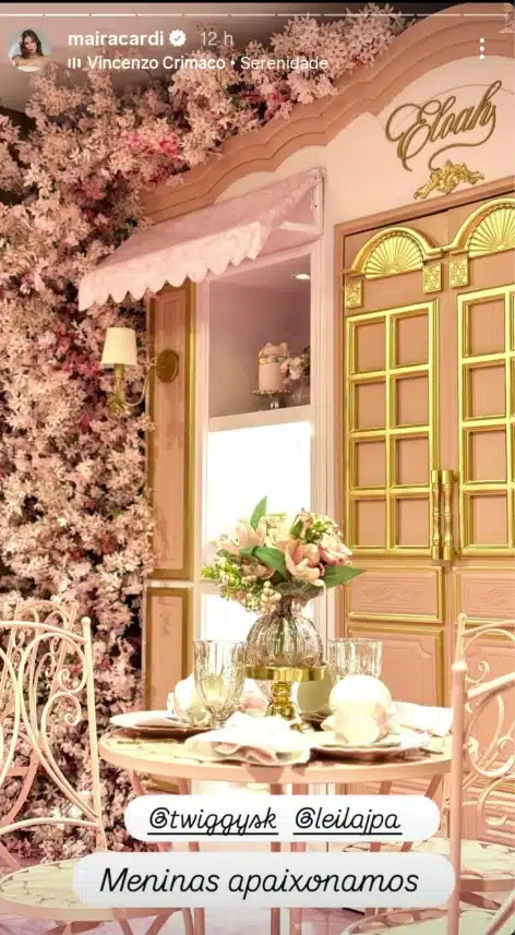 Maíra Cardi mostra decoração do quarto de maternidade de sua bebê e impressiona