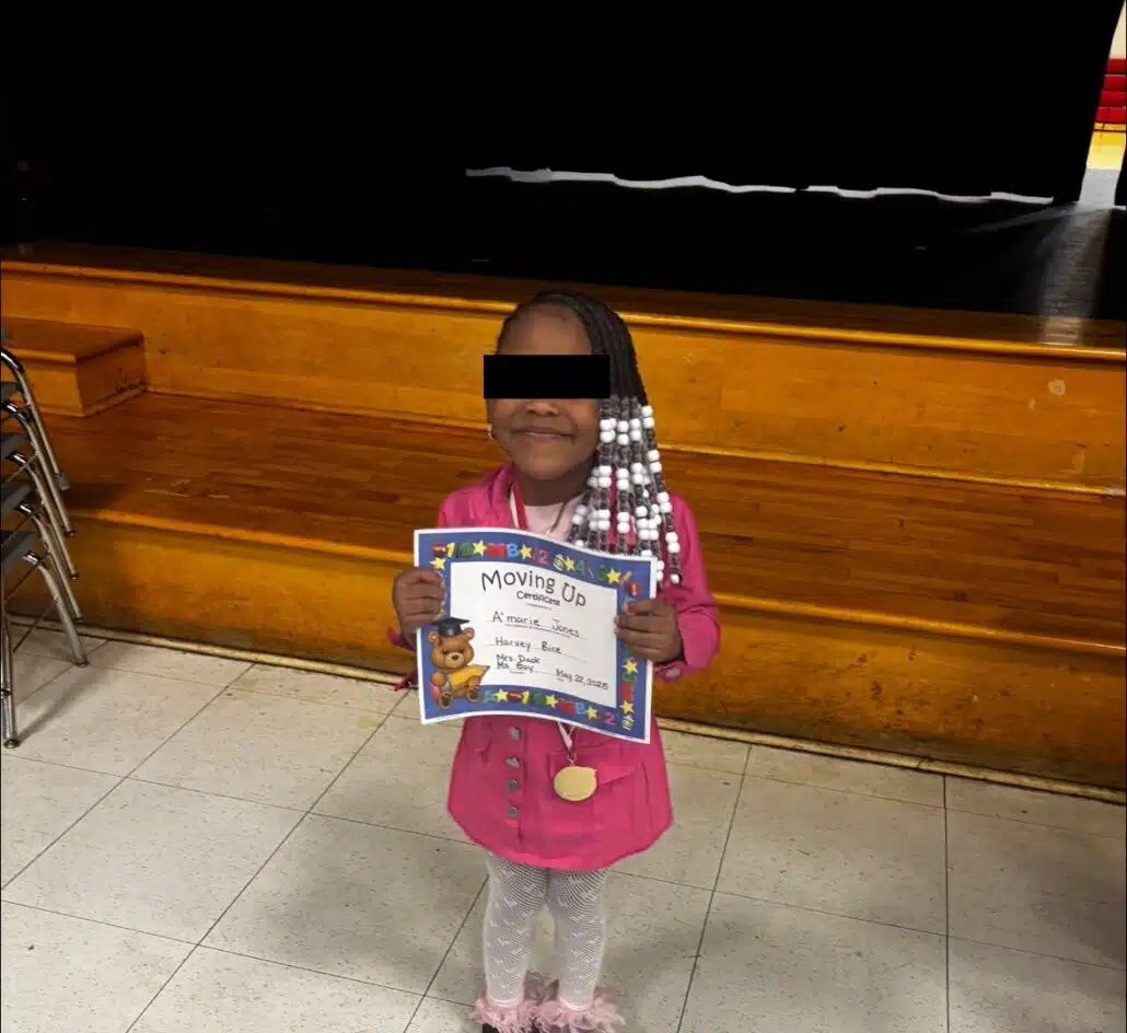 A menina de 5 anos antes daquilo que aconteceu com ela, sua mãe falou