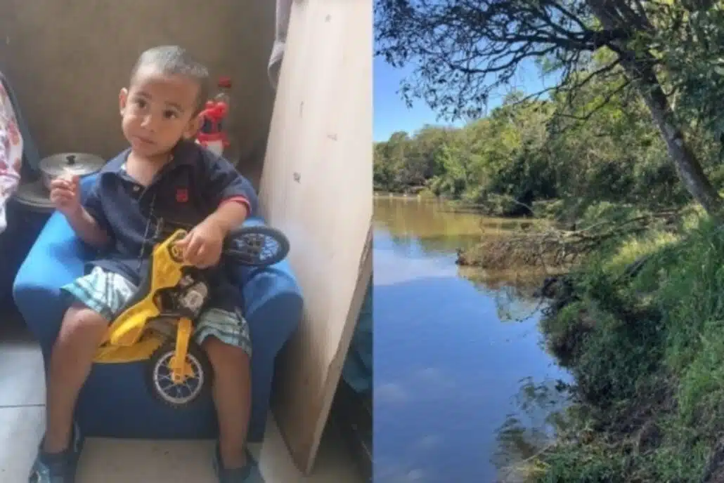 Menino Arthur foi encontrado no rio