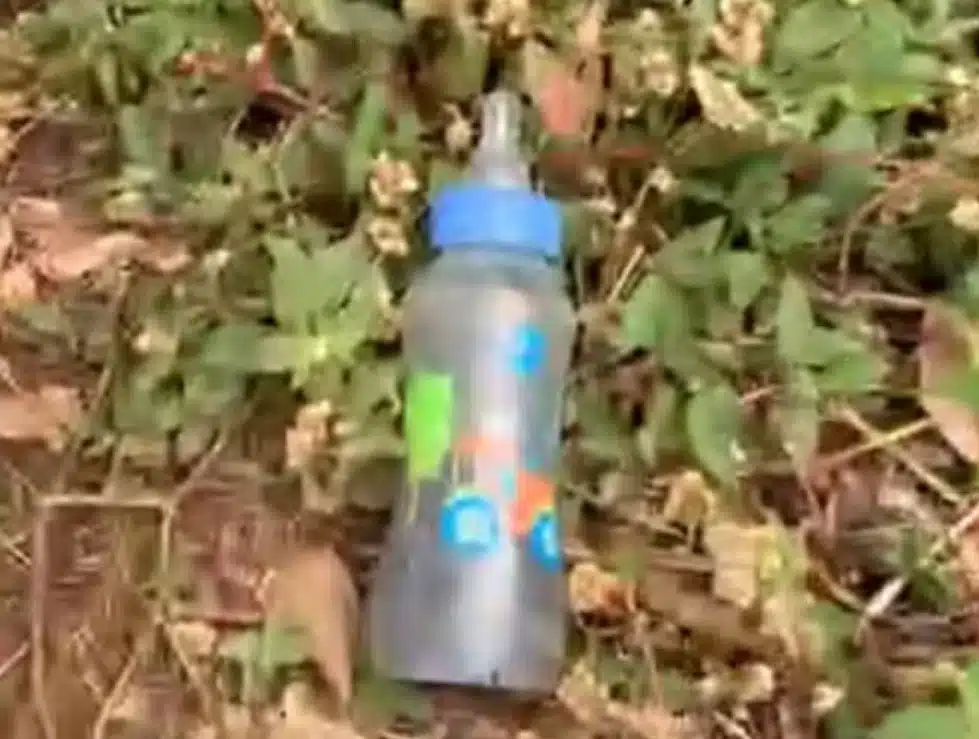 Mamadeira do menino de dois anos que foi achada