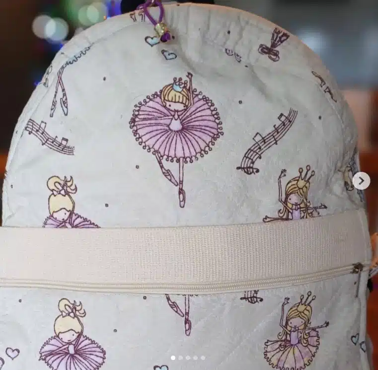 Mochila feita por Suzane Von Richthofen