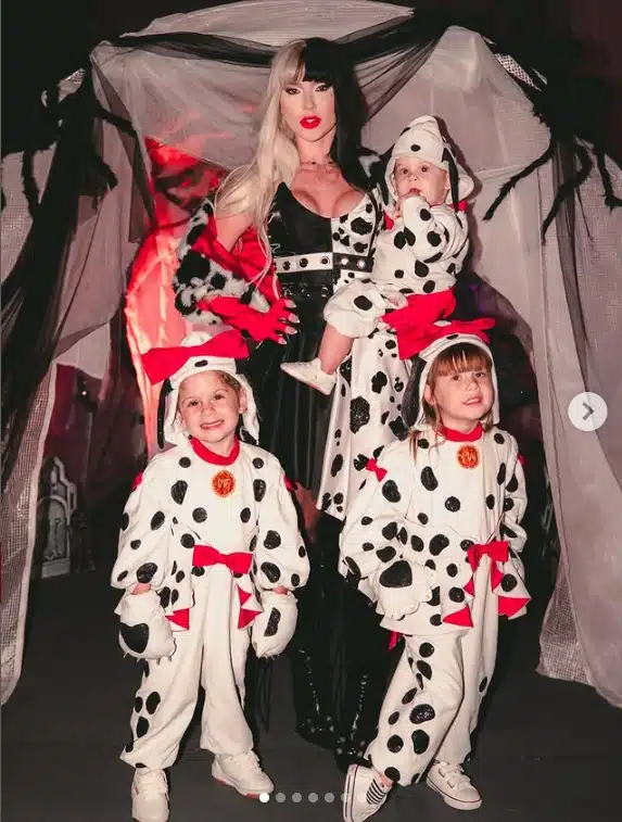 Virgínia Fonseca levou seus filhos para conhecerem Vini Jr