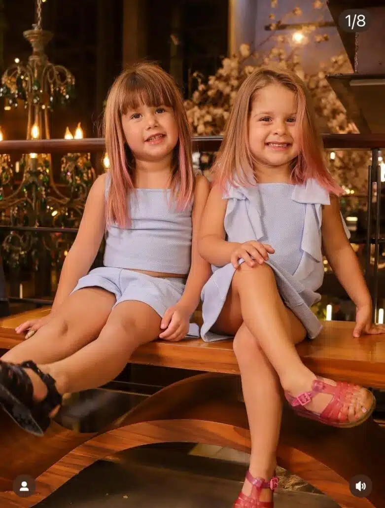 As Marias, filhas de Virgínia Fonseca e Zé, com seus novos visuais