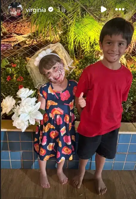 Filha de Virgínia Fonseca brincou de casamento