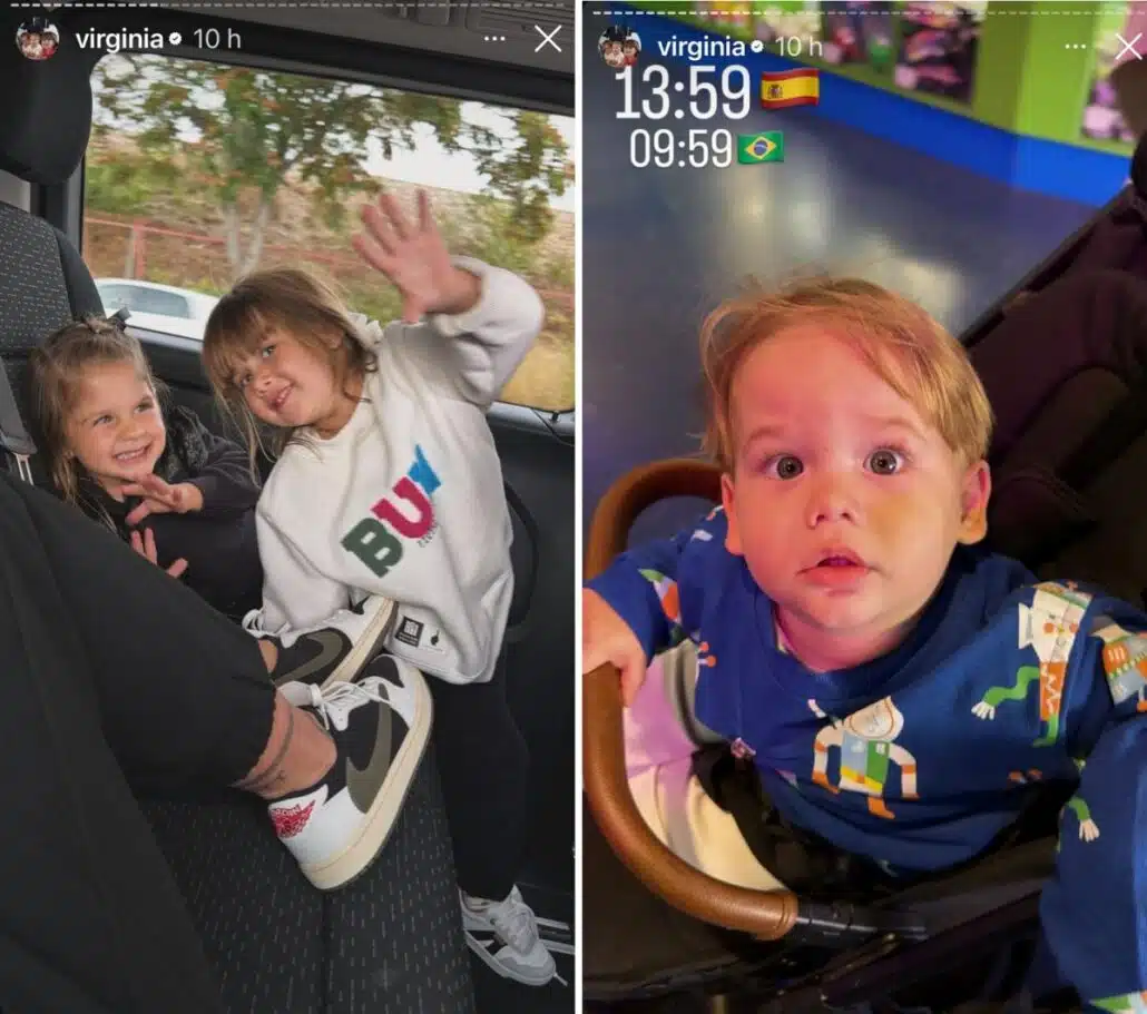 Os filhos de Virgínia e Zé Felipe se divertindo na Espanha