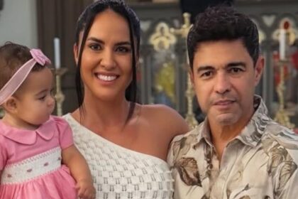 Graciele, esposa de Zezé Di Camargo, exibe barriga e fala de nova gravidez