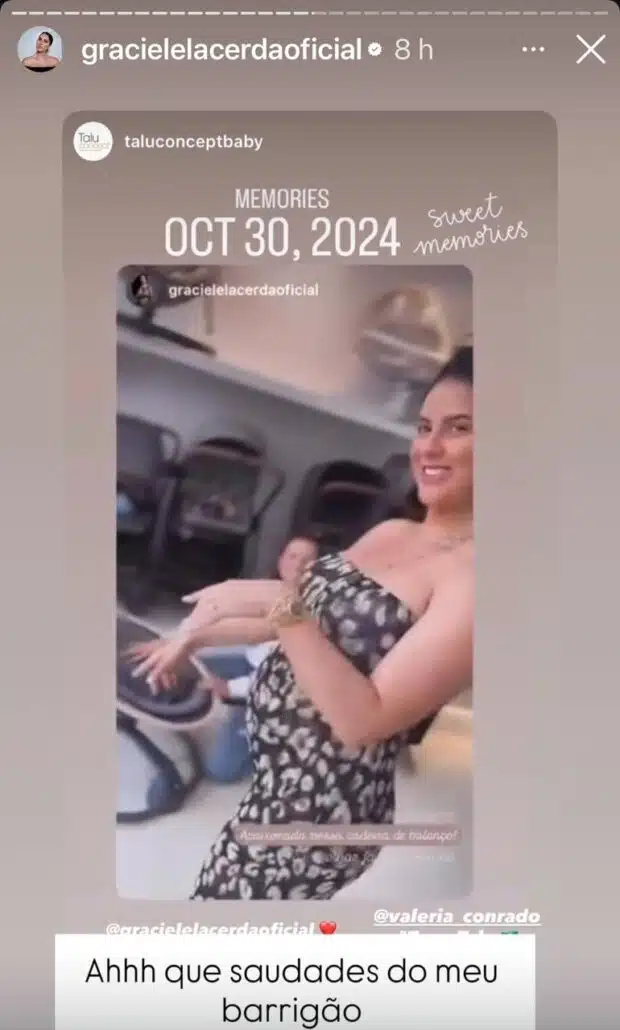 A esposa de Zezé Di Camargo, Graciele Lacerda, relembra gravidez de Clara