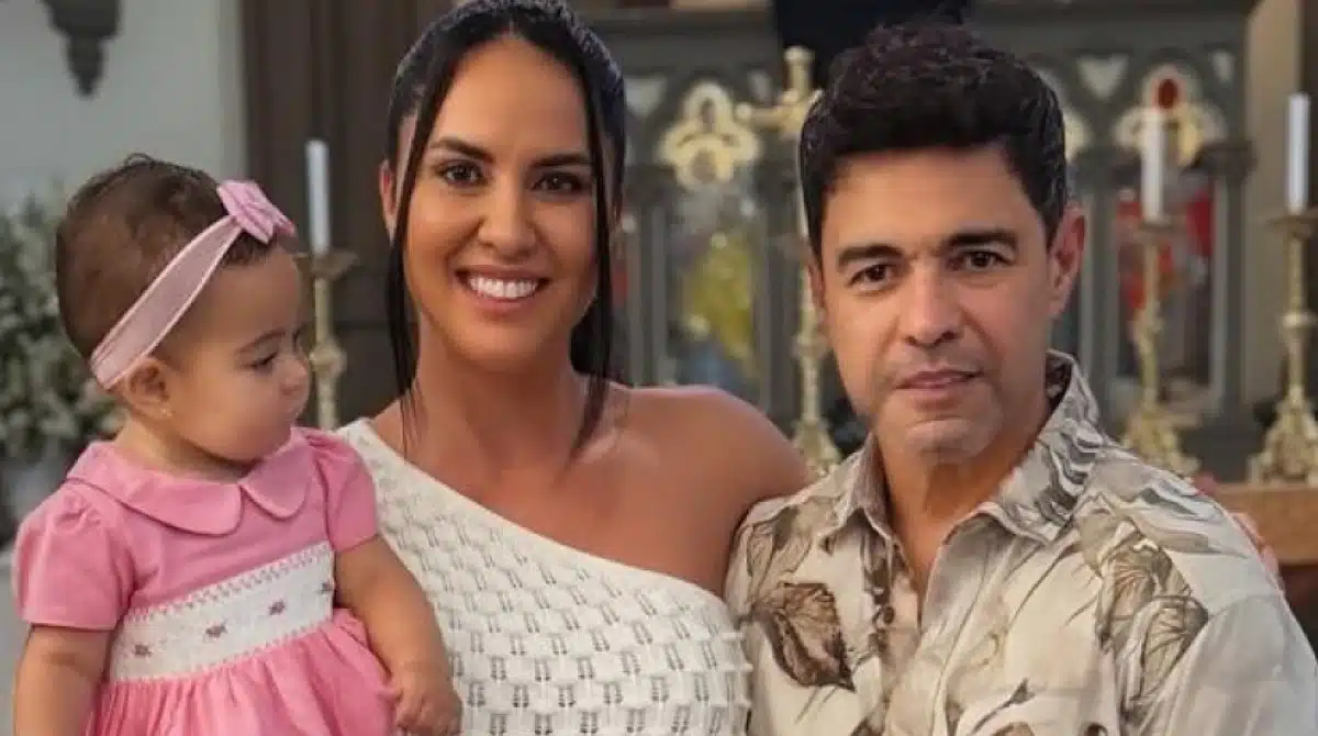 Graciele, esposa de Zezé Di Camargo, exibe barriga e fala de nova gravidez