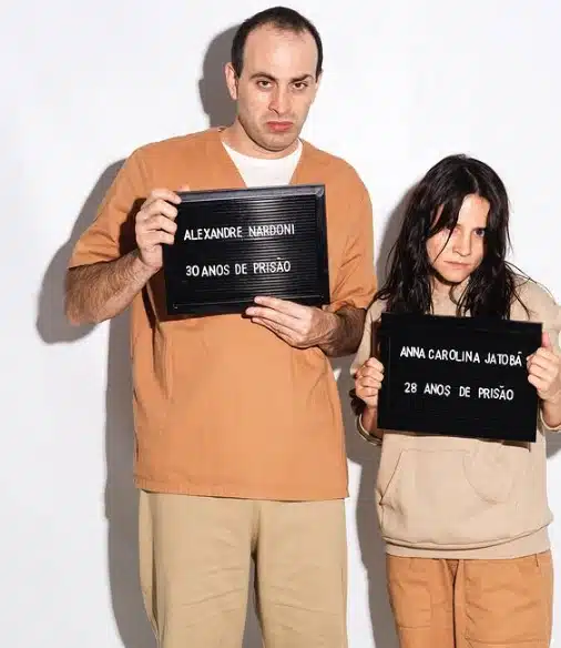 Atores interpretaram Alexandre Nardoni e Anna Carolina Jatobá para Tremembé