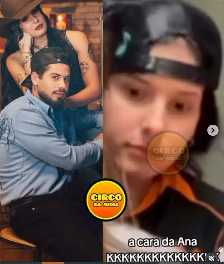 Ana Castela descobrindo que um dos testes deu positivo