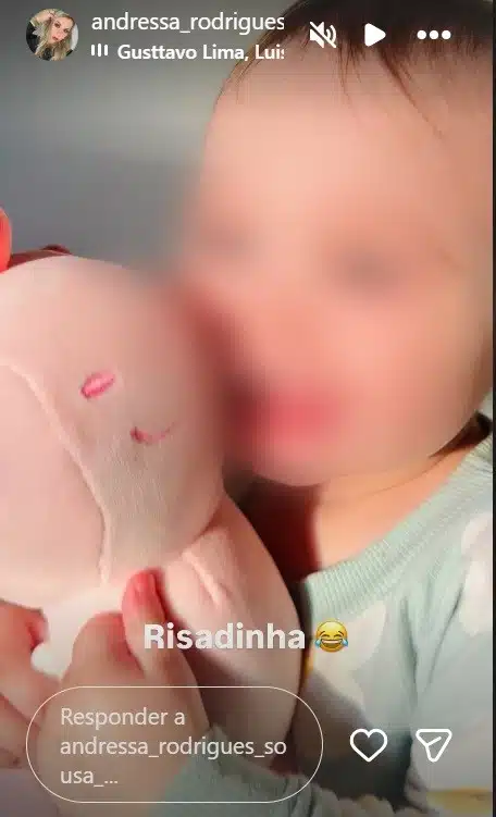 A filha de Daniel Cravinhos em uma rara aparição