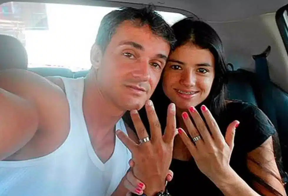 Daniel Cravinhos com a primeira esposa