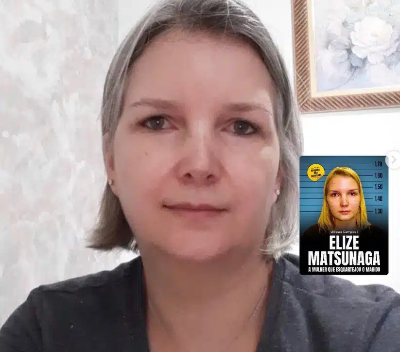 Elize Matsunaga quando atuava de motorista