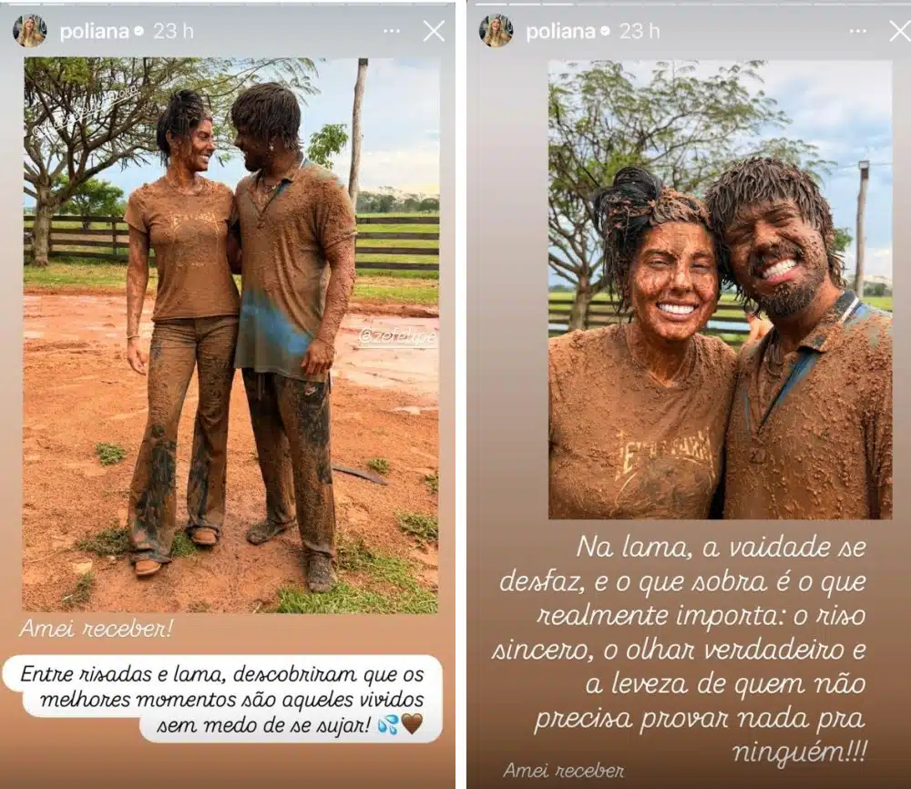 A esposa de Leonardo, Poliana Rocha, se declara para Ana Castela, namorada de Zé