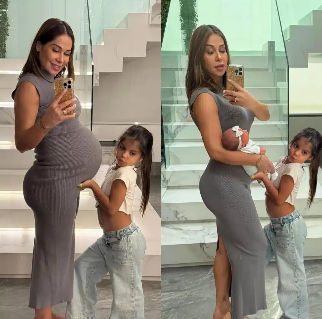 Maíra Cardi mostra foto 10 dias, após o parto