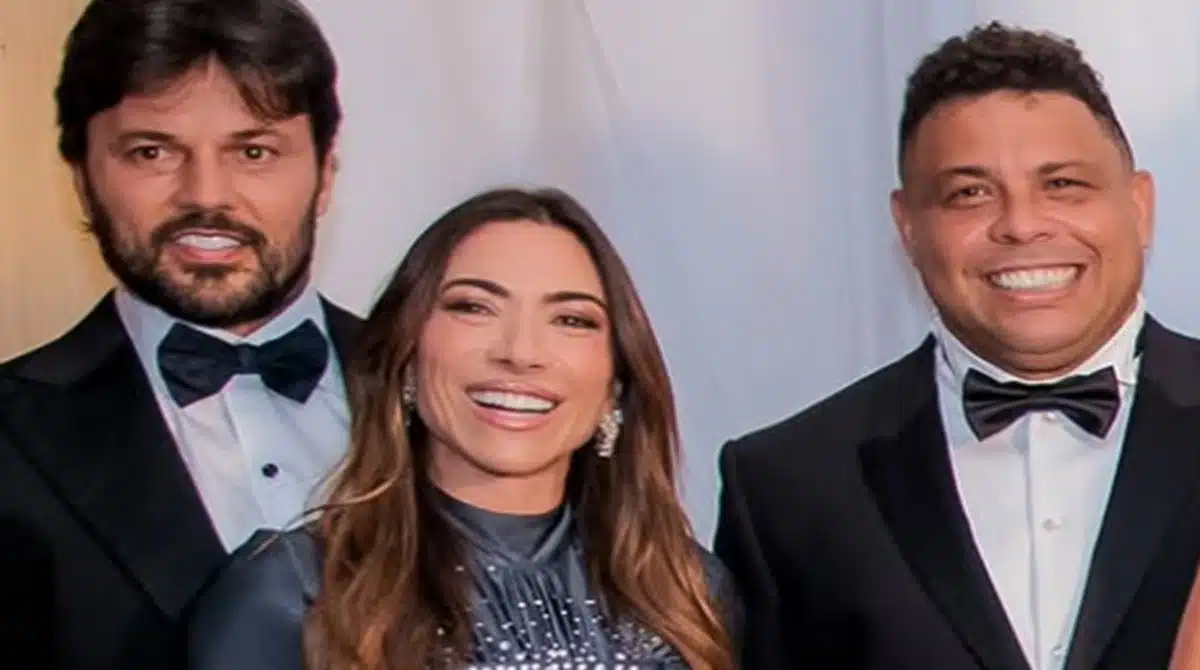 Patrícia Abravanel mostra encontro do filho e do marido com o Ronaldo Nazário e encanta