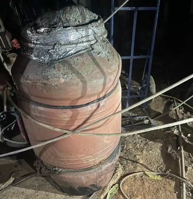 Local no qual acharam a mãe da adolescente