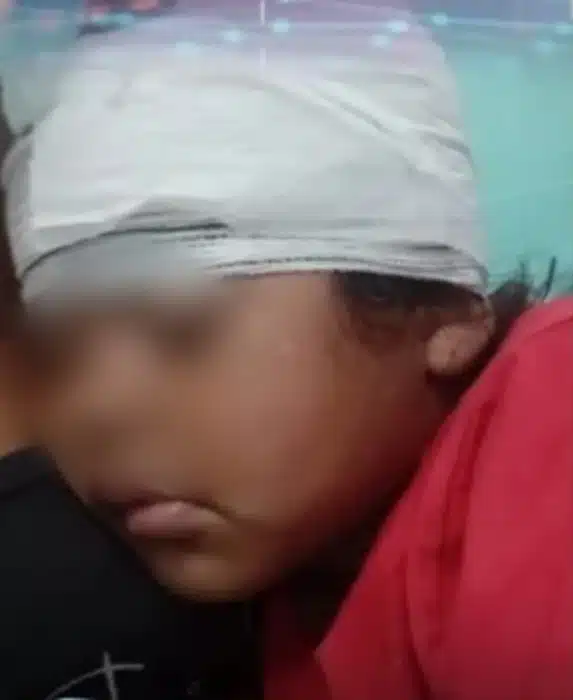 Avó diz que esta menina não está recebendo correto