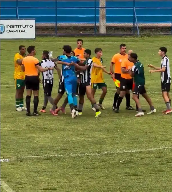 Bruninho Samudio passou por uma situação durante uma das partidas