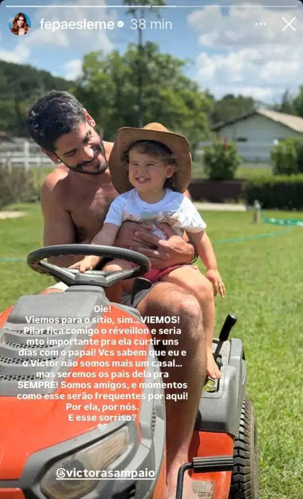 Fernanda Paes Leme explica por que vai passar uns dias com o ex