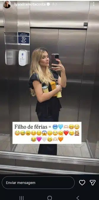 Filha de Leandro fala das férias do seu filho mais velho e impressiona