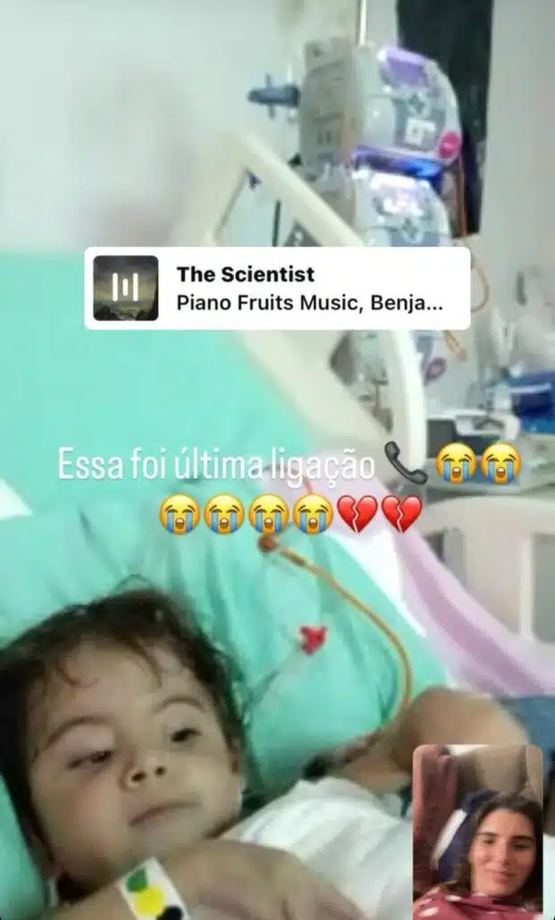 Mãe exibiu conversa com a gêmea Aruna