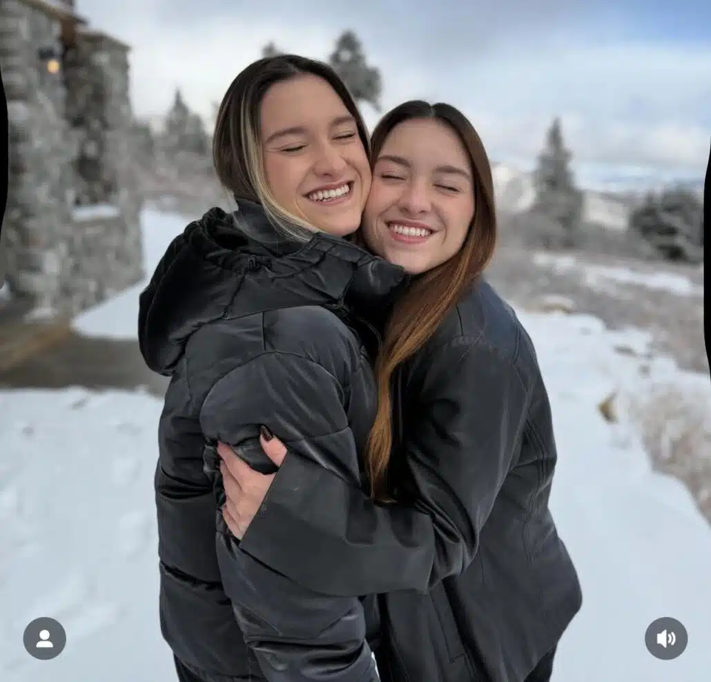 Sofia, uma das gêmeas de Gugu, fez uma homenagem para a irmã