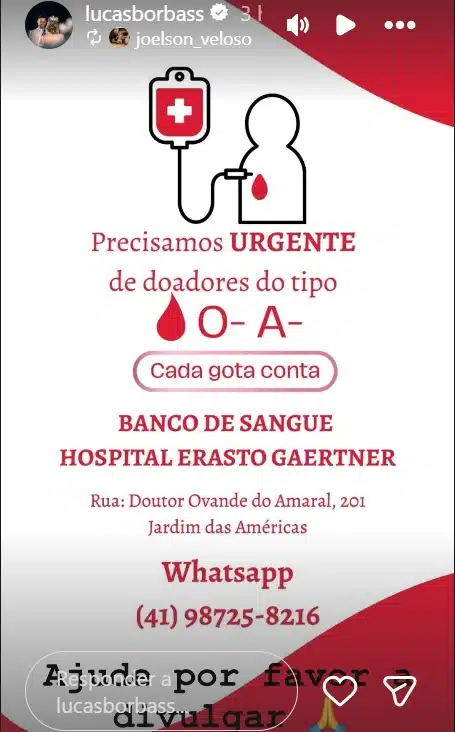 Pedido que a família de Isabel Veloso fez