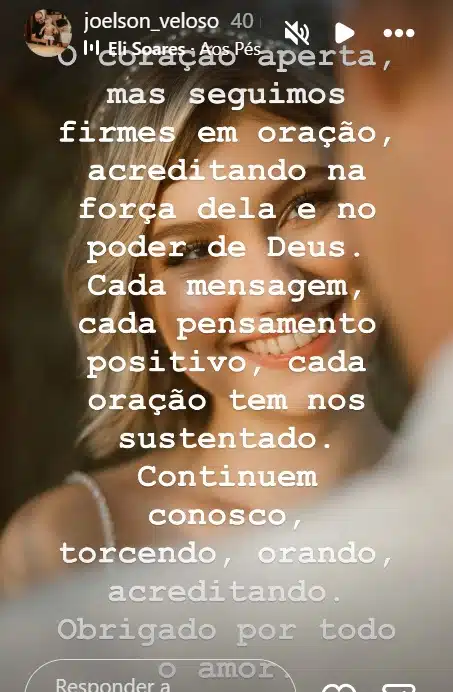 Pai de Isabel Veloso falou sobre ela