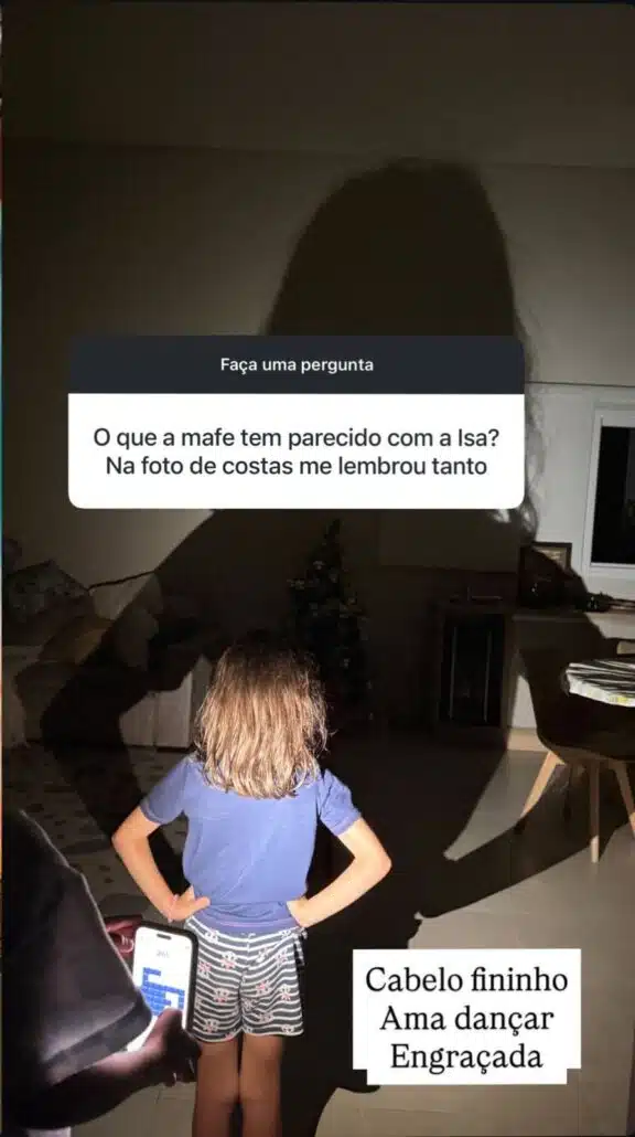 A menina Maria Fernanda, irmã de Isabella Nardoni