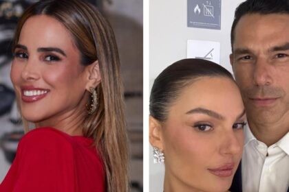 Wanessa Camargo e Isis Valverde se encontram em formatura