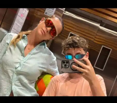 Leticia Birkheuer relembrou alguns momentos com o filho