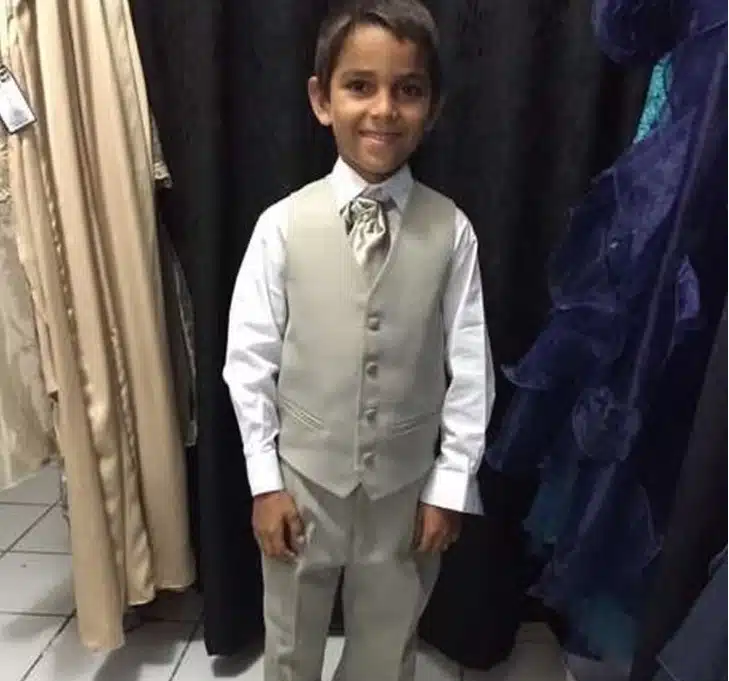 Vaqueirinho ainda criança, sua mãe perdeu a guarda
