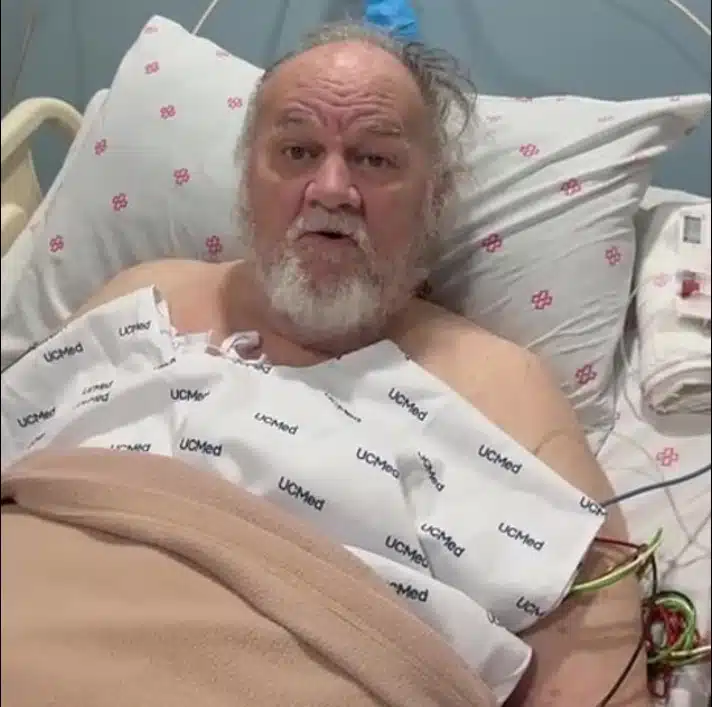 O pai de Meghan Markle depois de perder a perna