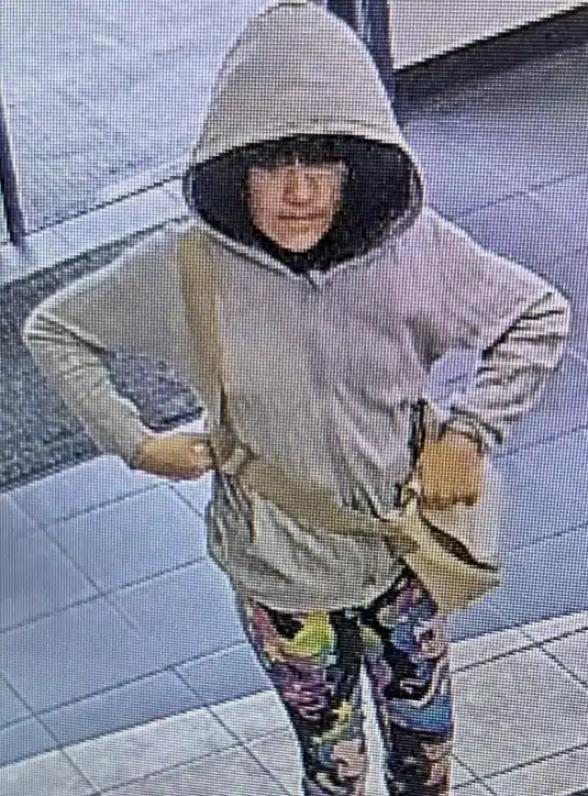 A menina Melodee dias antes de partir