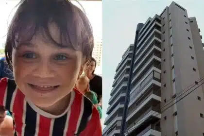 Pai falou o estado do menino que caiu do 10º andar