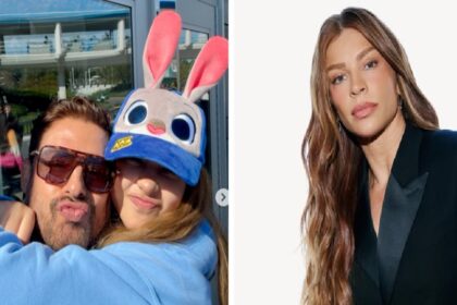 Cauã Reymond surge com sua filha e reação de Grazi Massafera surpreende