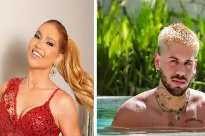 Zé Felipe e Virgínia Fonseca são flagrados levando os filhos pra jantar