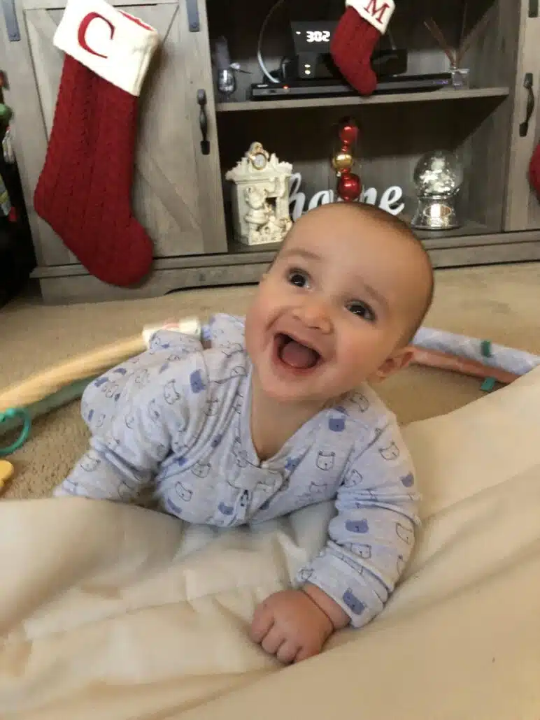 O bebê tem se recuperado muito bem